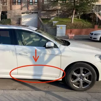 Volvo Xc60 Kapı Alt Çıtası Ön resim 1