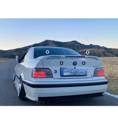 bmw e36 zender ışıklı spoyler