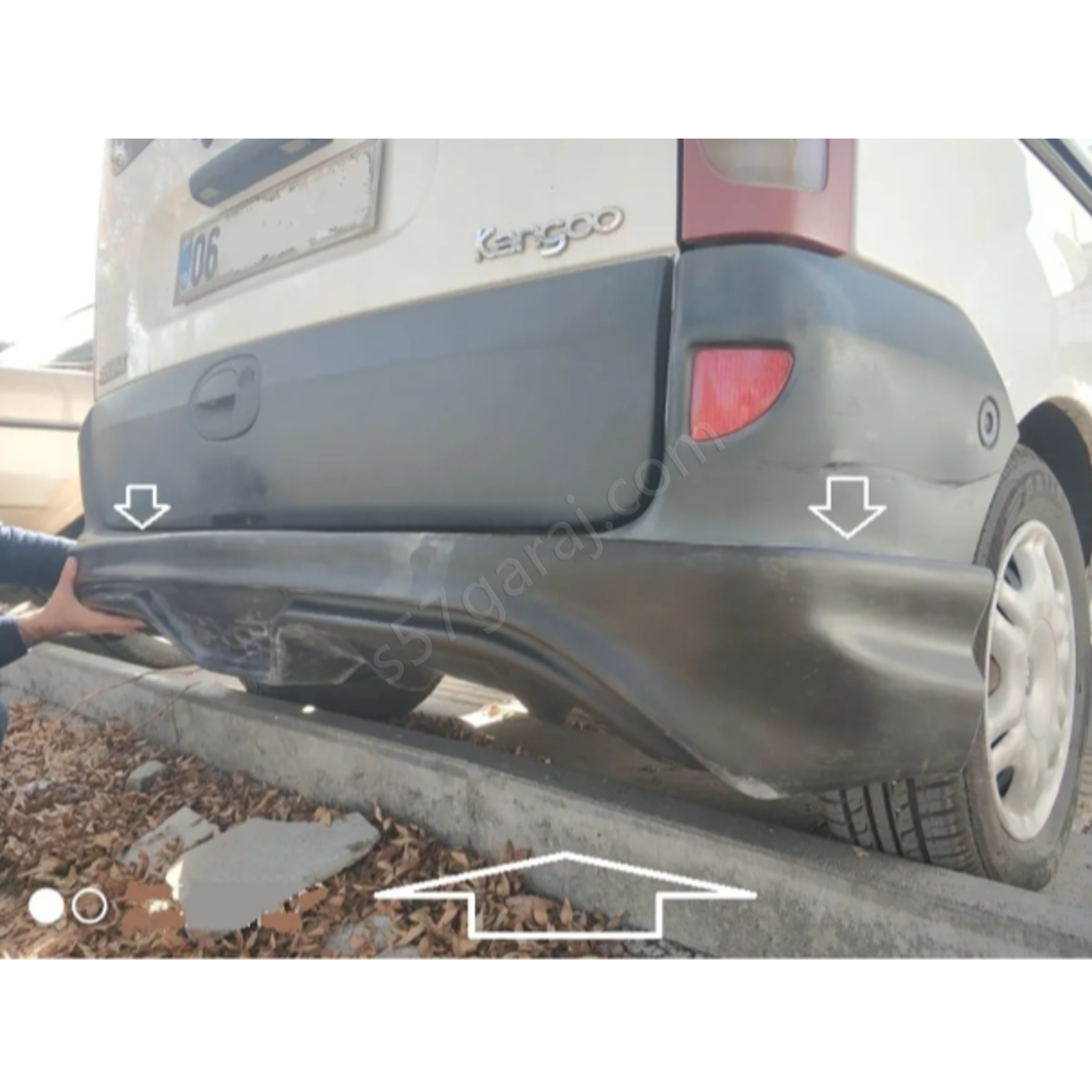 Renault Kango 1 Custom Arka Tampon Eki