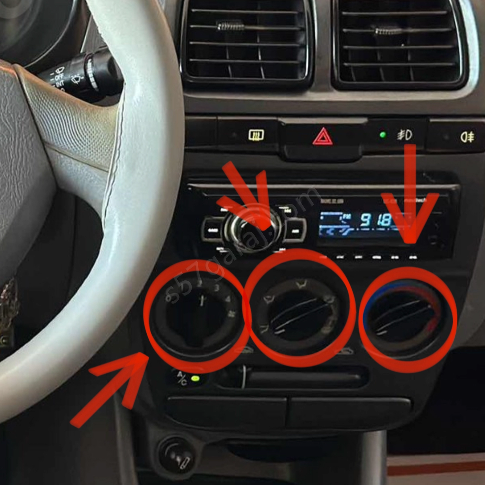 Hyundai Accent Admire Isıtıcı Ayar Düğmeleri