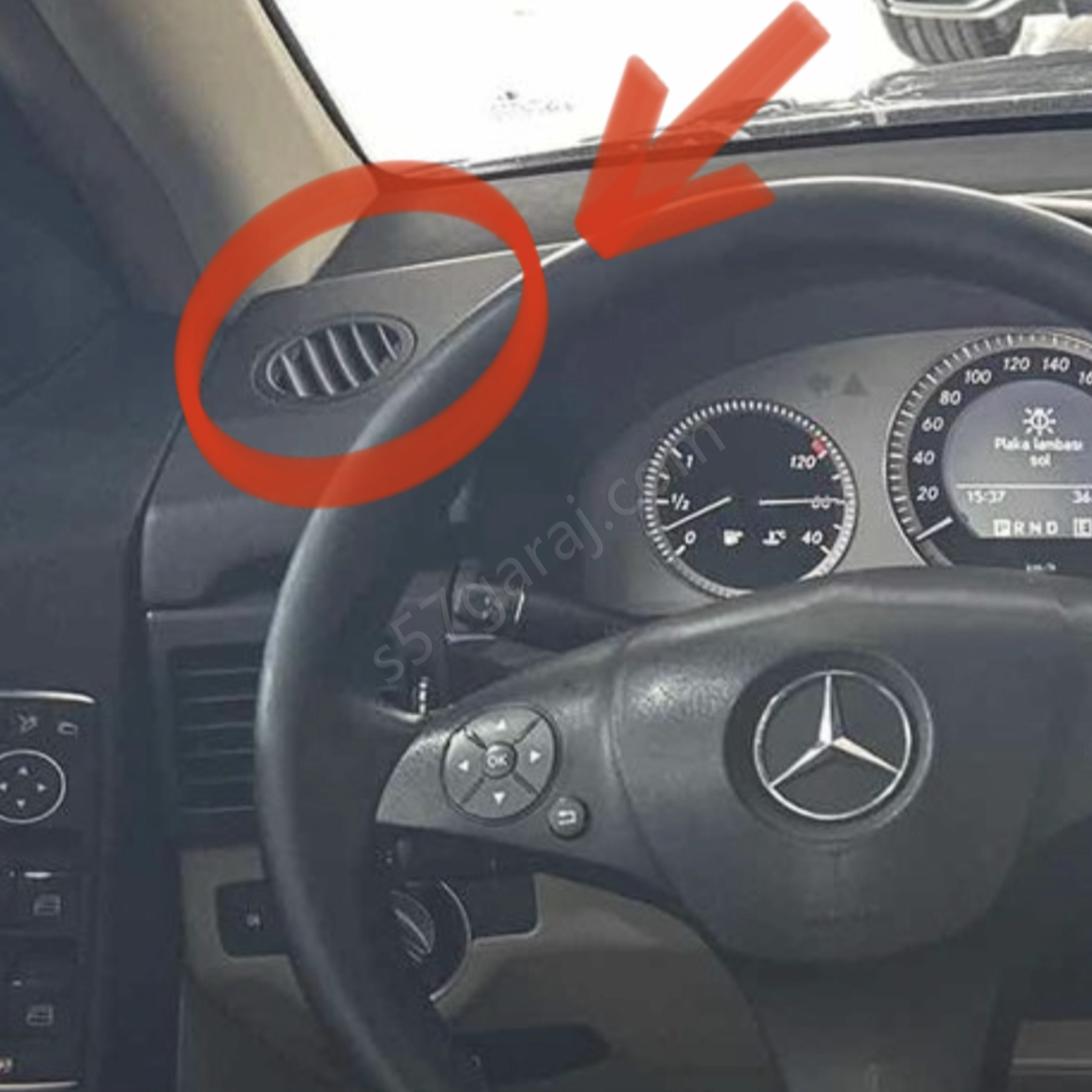 Mercedes Glk 250 Havalandırma Çerçevesi Göğüs