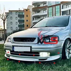 Opel Astra G Ön Tampon Eki Fiberglass resim1