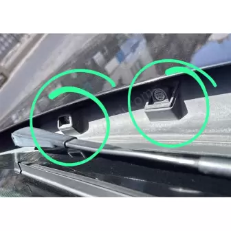 Mercedes W204 Ön Cam Yıkama Kapakları resim 1