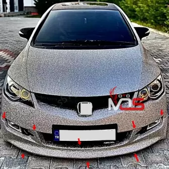 Honda Fd6 Makyajsız Kasa Ön Tampon Eki resim5