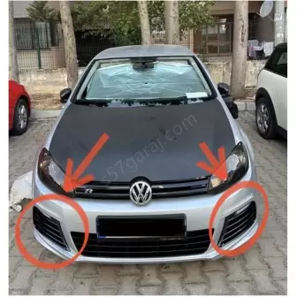 Volkswagen Golf Mk6 2009-2013 Sis Farı Çerçevesi resim1