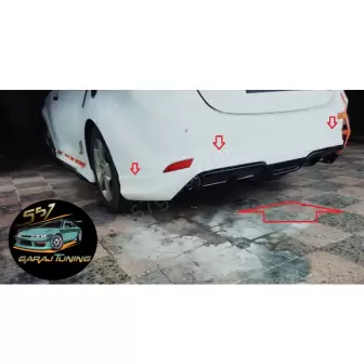 Hyundai Elantra 2010-2013 Arka Tampon Eki resim2