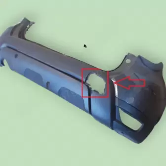 Dacia Duster 2017 Üzeri Arka Tampon Kapak resim2