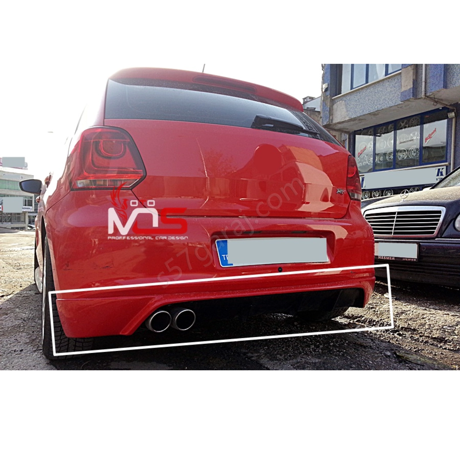 Volkswagen Polo 6R 2010-2015 Arka Tampon Eki