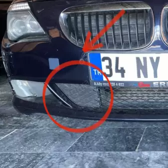 Bmw E63 E64 Coupe Tampon Izgarası Köşesi resim1