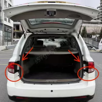 Ssangyoung Kyron Arka Bagaj Yan Plastiği resim 1