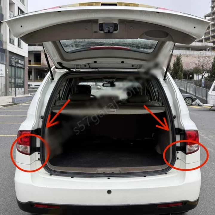 Ssangyoung Kyron Arka Bagaj Yan Plastiği