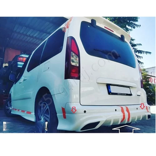 citroen berlingo 2010-2018 arka tampon eki