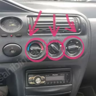 Ford Escort Havalandırma Düğmeleri resim1