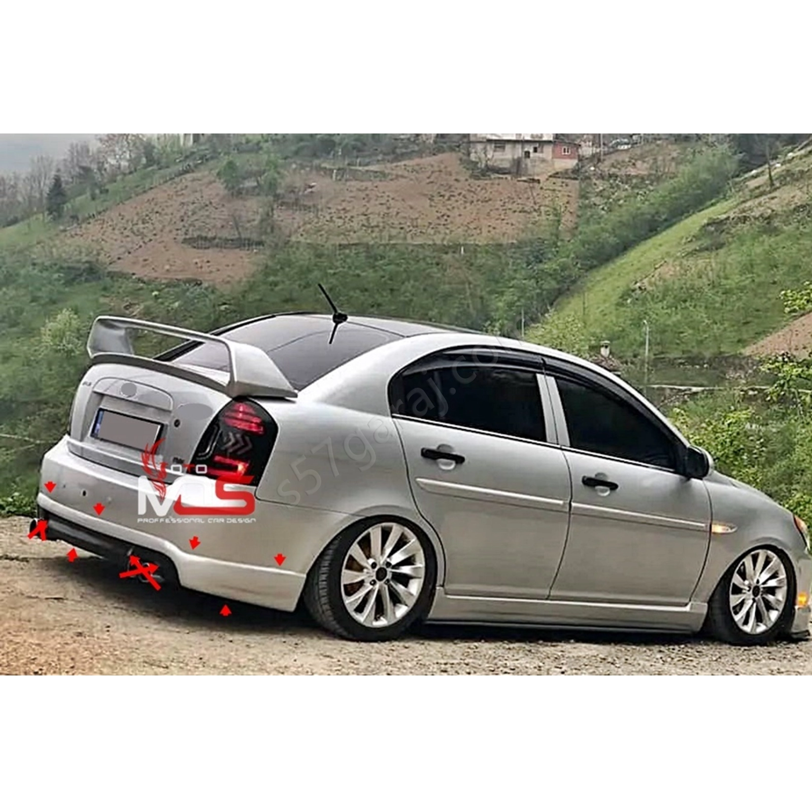 Hyundai Accent Era Arka Tampon Eki