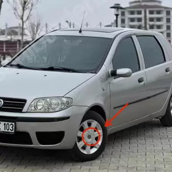 Fiat Punto Jant Göbekleri 4 Adet resim 1