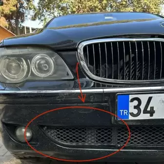 Bmw E65 7.30 Sis Farı Izgarası resim1