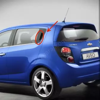 Chevrolet Aveo Arka Kapı Dış Kolu 96879257 resim 1