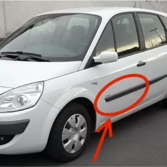 Renault Scenic 3 2003-2009 Ön Kapı Çıta Kapağı resim 1
