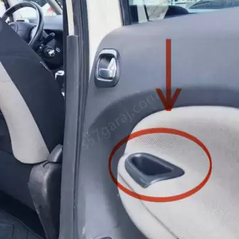 Citroen C3 Picasso Arka Kapı Kolu İç Cebi resim1