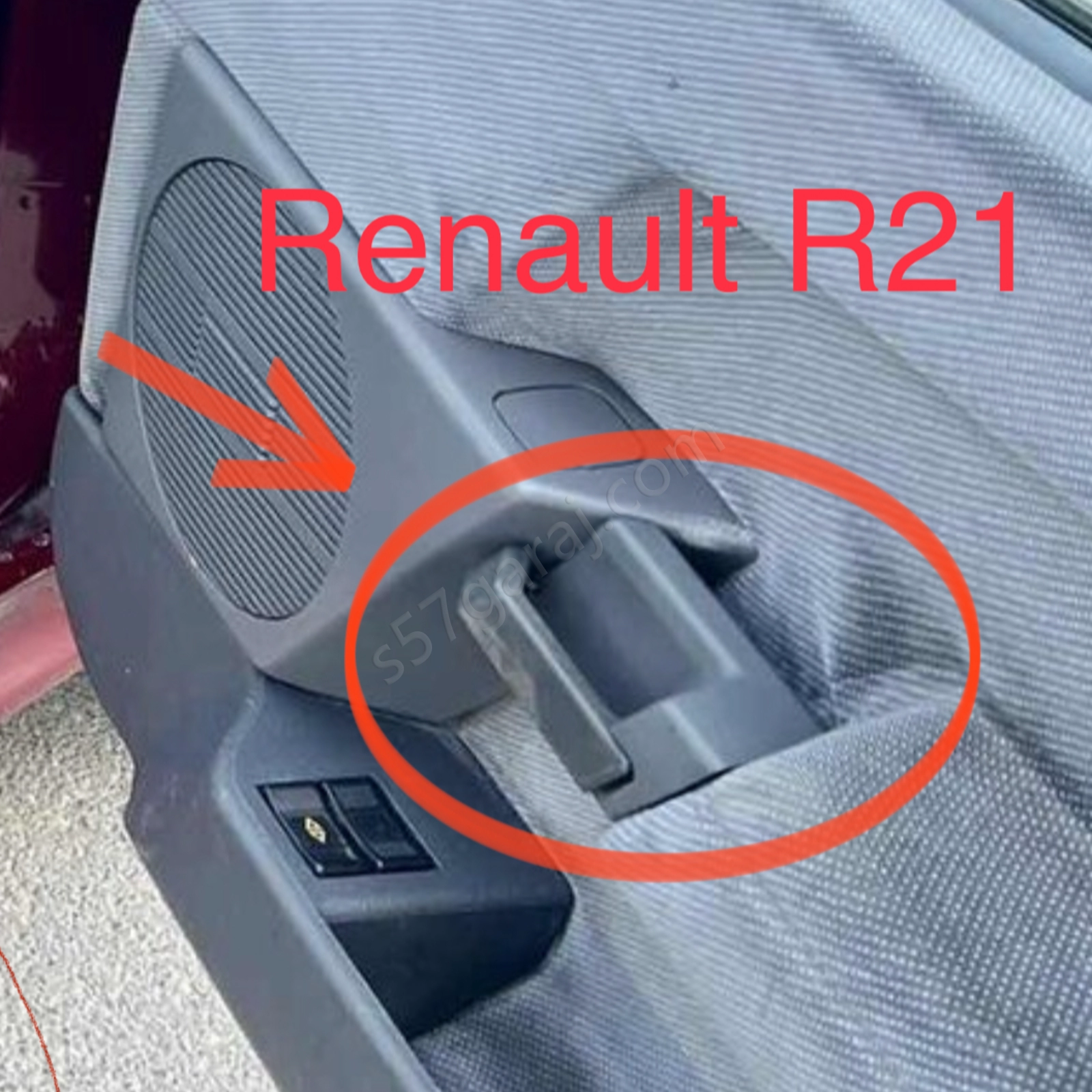 Renault R21 Kapı Kolu Ve Çerçevesi