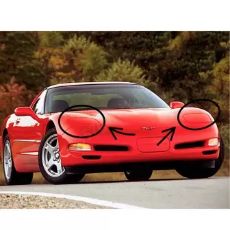 Chevrolet Corvette C5 Far Kapağı resim 1