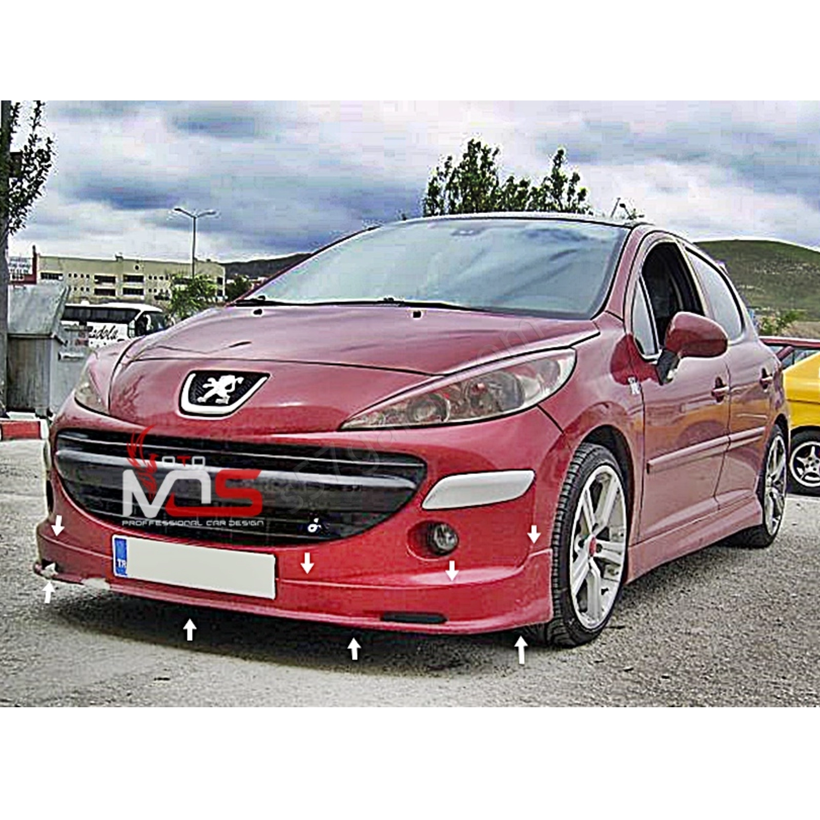 Peugeot 207 Ön Tampon Eki