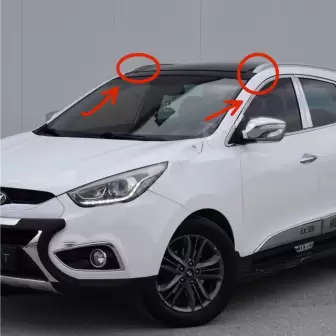 Hyundai İx35 Tavan Çıtası Ön Kapakları resim 1