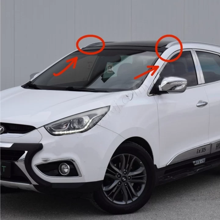 Hyundai İx35 Tavan Çıtası Ön Kapakları