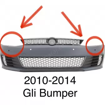 Volkswagen Jetta 2011-2014 Gli Tampon Far Yıkama resim1