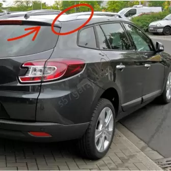 Renault Megane 3 Tavan Çıtası Arka Kapağı 73887687 resim 1