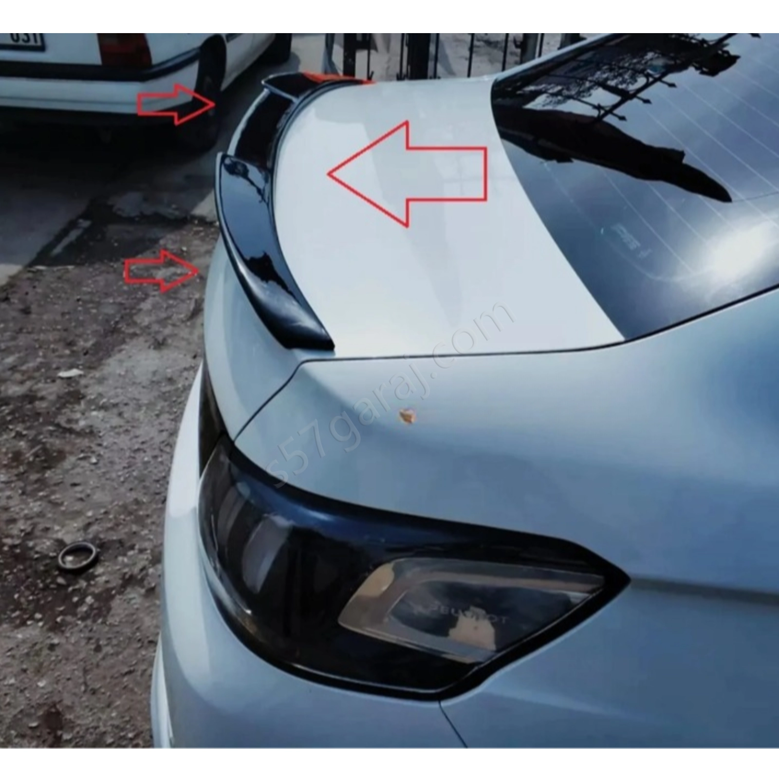 Citroen C-Elysee Makyajlı Kasa Yarasa Spoyler