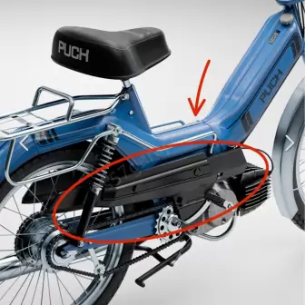 Puch 50 Maxi S Moped Grenajı 2 resim 1