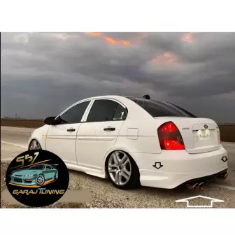 Hyundai Accent Era Custom Arka Tampon Eki resim3