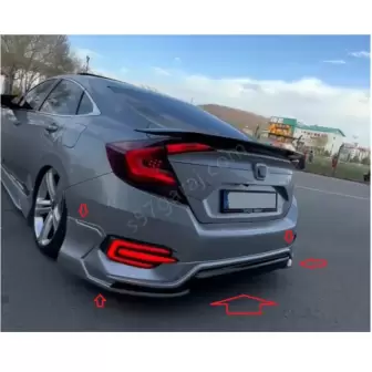 Honda Civic Fc5 Arka Tampon Eki resim1