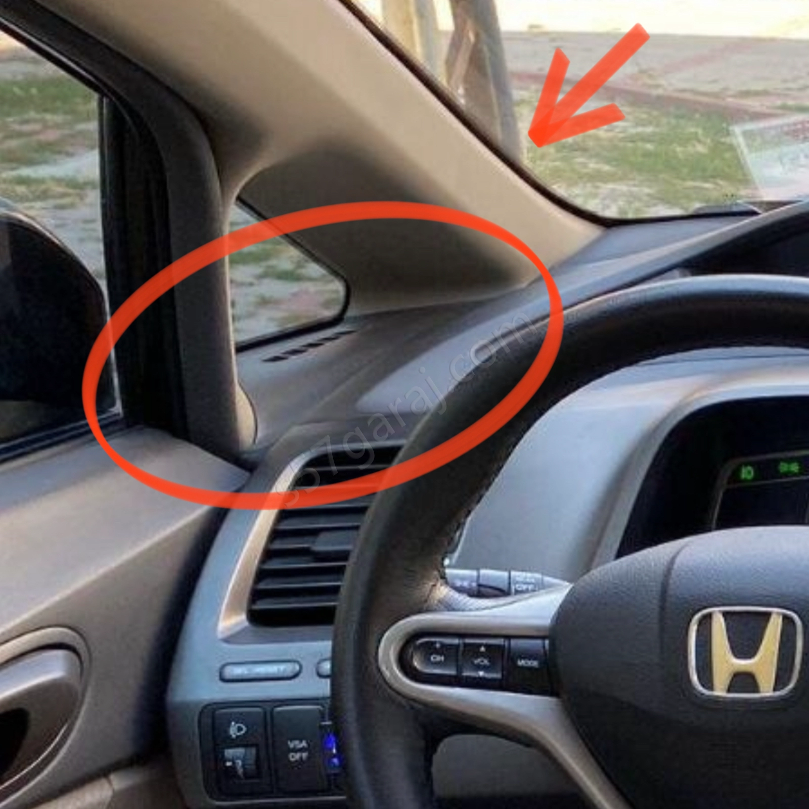 Honda Civic Fd6 Yan Cam Havalandırma Kapak