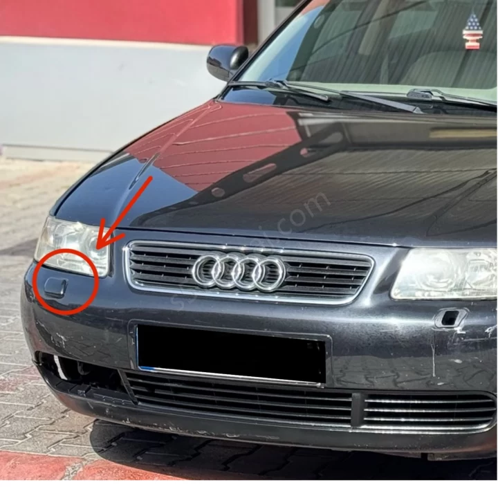 Audi A3 Far Yıkama Kapakları