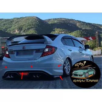 Honda Fb7 Arka Tampon Eki resim2