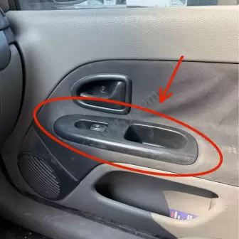 Renault Clio-Symbol-Thalia Yolcu Cam Düğme Çerçeve resim 1