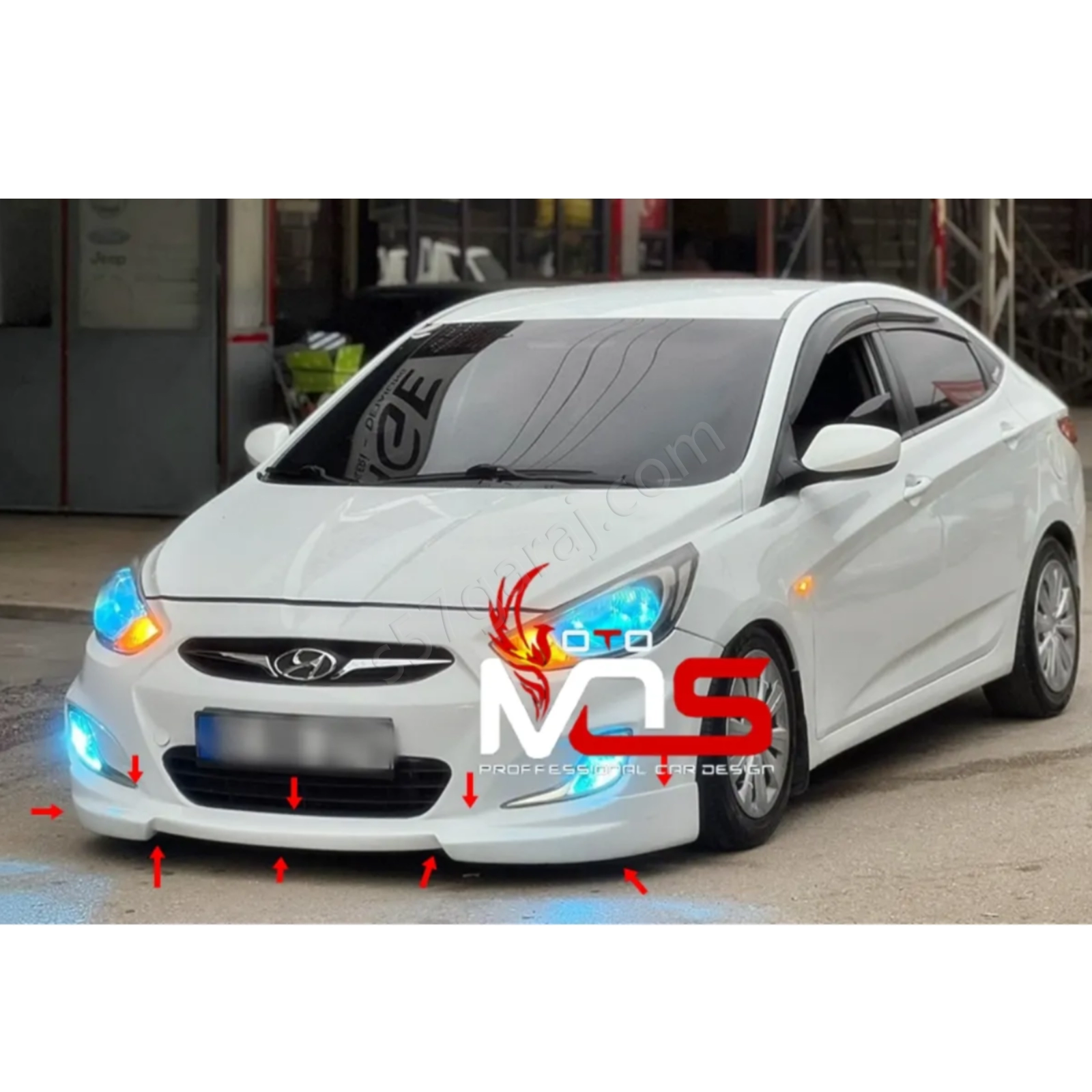 Hyundai Accent Blue Ön Tampon Eki
