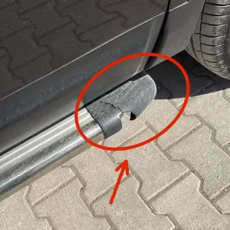 Nissan Qashqai Ayak Basamağı Köşe Kapağı resim 1