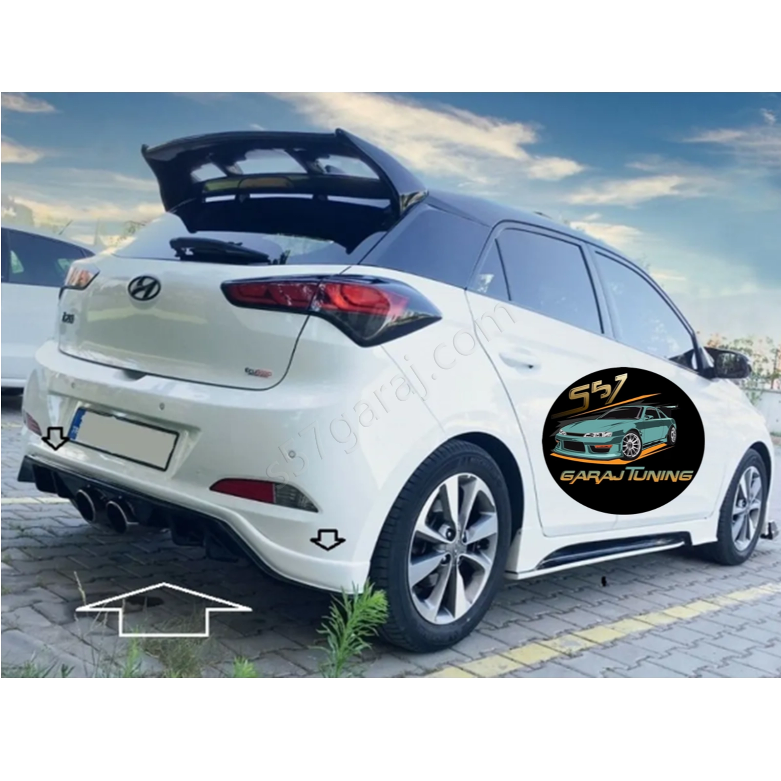 Hyundai İ20 Gt Arka Difüzör