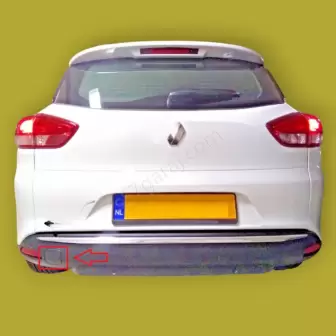 Renault Clio 4 Grandtour Arka Tampon Kapak resim2