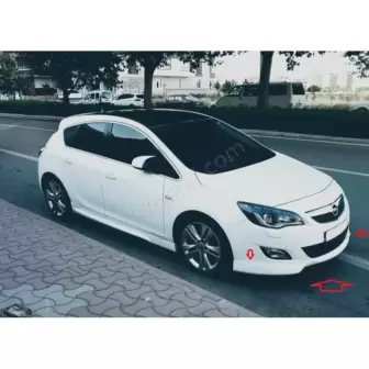 Opel Astra J Makyajsız Kasa Ön Tampon Eki resim4