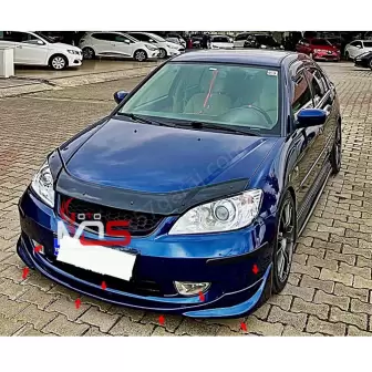 Honda Civic Vtec2 Makyajlı Ön Tampon Eki resim5