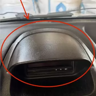 Mitsubishi Carisma Saatli Radio Çerçevesi resim 1