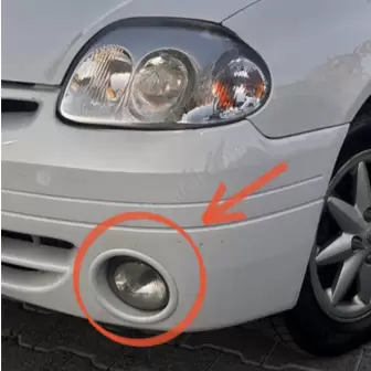 Renault Clio Mk2 Sis Farı Çerçevesi resim1