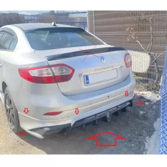 Renault Fluence Gtr Arka Tampon Eki resim1