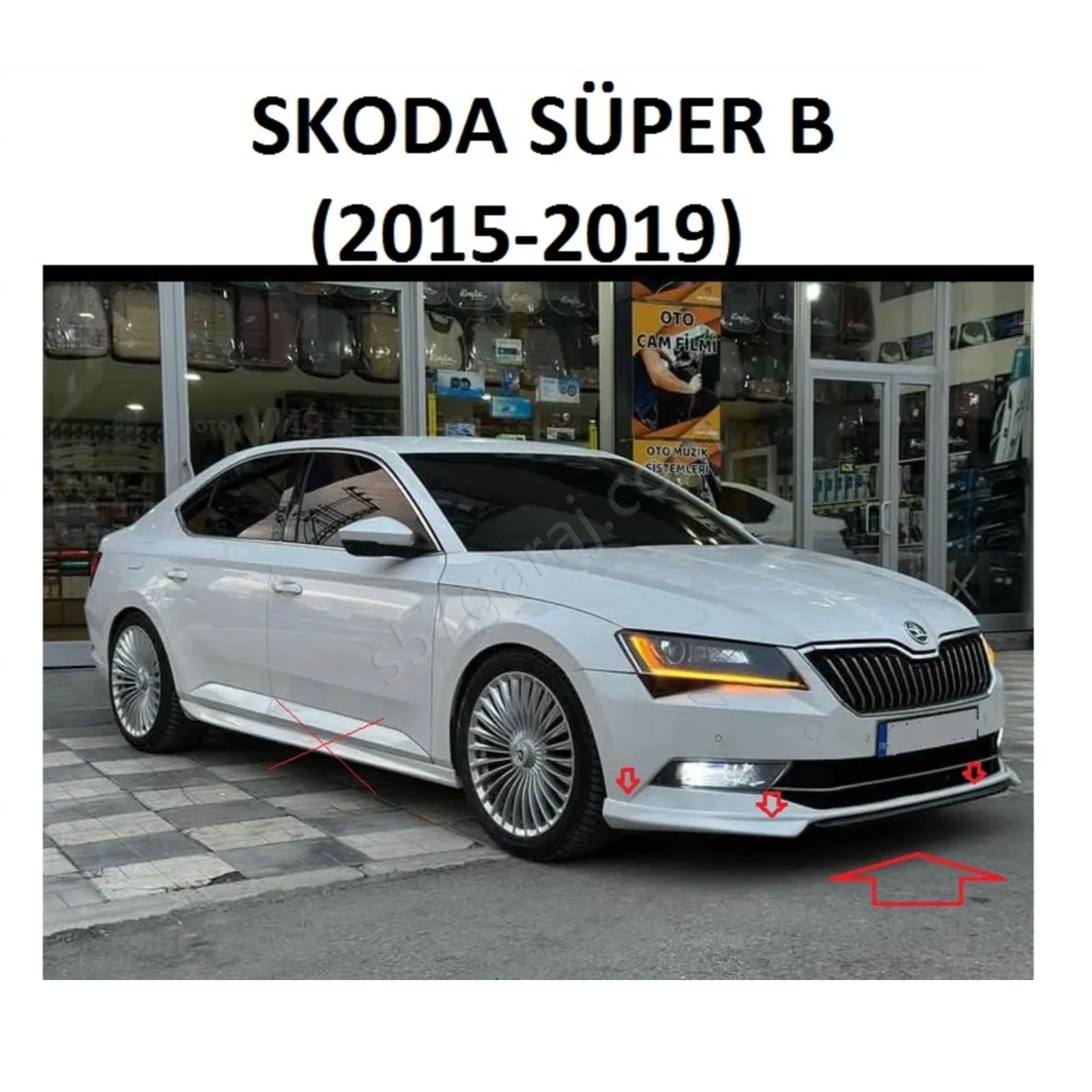 Skoda Super B 2016-2019 Ön Tampon Eki
