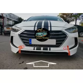Hyundai Elantra 2016-2018 Gt Ön Tampon Eki resim2