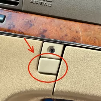 Mercedes W220 Torpido Gözü Kilit Kapağı 2 resim 1